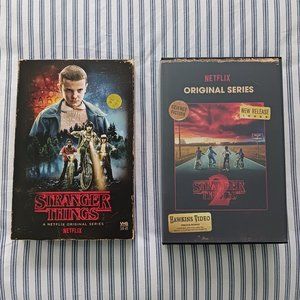 Stranger Things Season 1 and 2 Blu Ray / DVD Box Sets